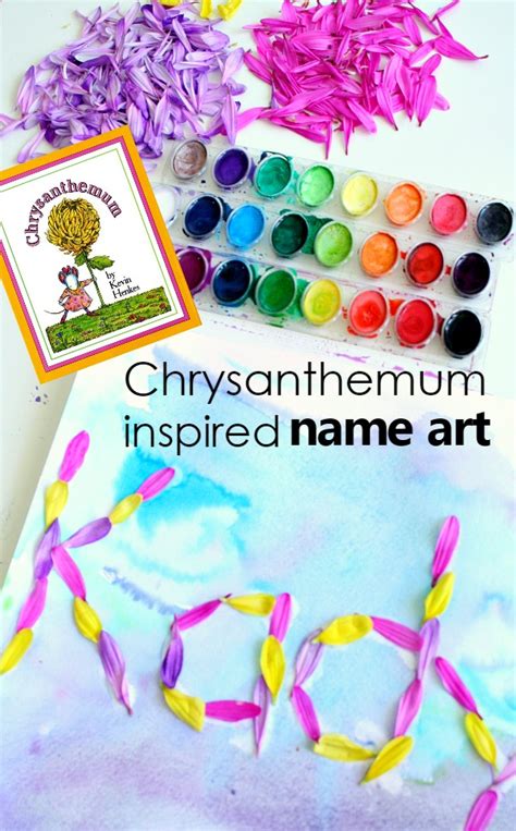 chrysanthemum preschool  art fantastic fun learning