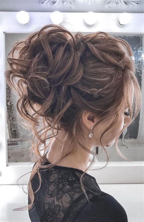 44 Romantic Messy Updo Hairstyles For Medium Length To Long Hair