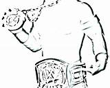 Coloring Pages Undertaker Wrestling Belt Getdrawings Getcolorings sketch template
