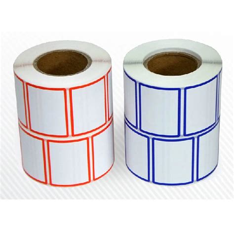 customized blank  adhesive labels  rollcustomer printing