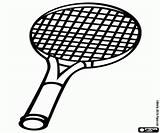 Tennis Racket Sports Coloring Equipment Hockey Ice Oncoloring sketch template
