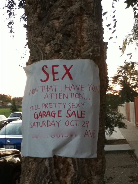 yard sale signs the good the bad and the ugly garage