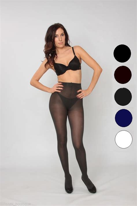 isadora® women s microfiber footed semi opaque footed tights ebay