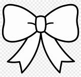 Bow Coloring Pages Clipart Transparent sketch template