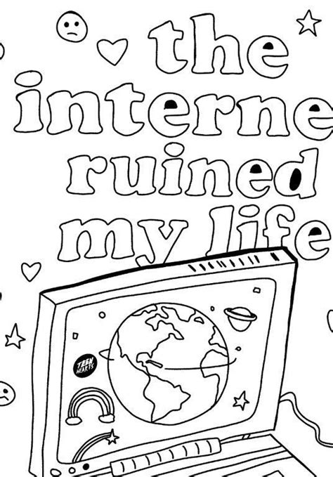 coloring pages  internet