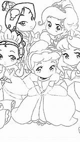 Rapunzel Princesses sketch template