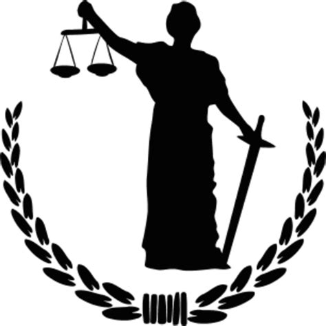 justice logo cliparts clipart