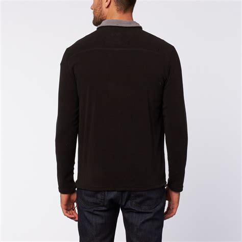 micro fleece zip jacket black  stanley touch  modern