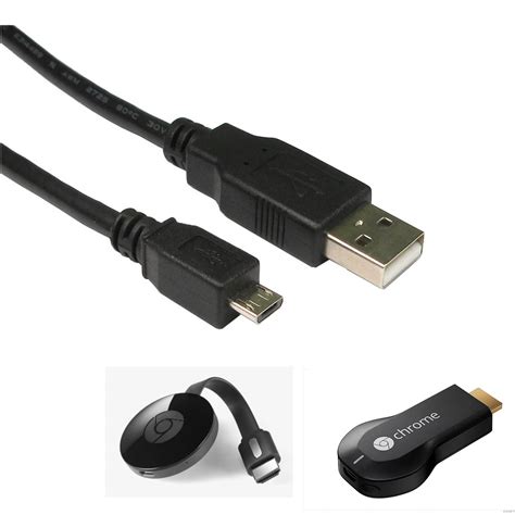 google chromecast  usb micro power cord lead wire cable dorothys home