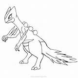 Sceptile Gengar Psyduck Xcolorings Silvally 1200px sketch template