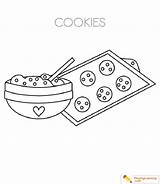 Cookie Coloring Pages Sheet Kids Fortune Playinglearning Template sketch template