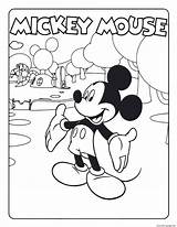 Mickey Coloring Pages Mouse Thanksgiving Getdrawings sketch template