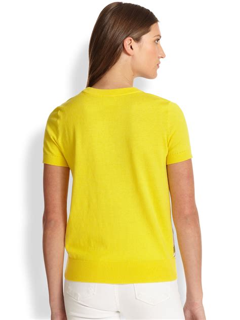 Lyst Kate Spade New York Barcley Sweater In Yellow