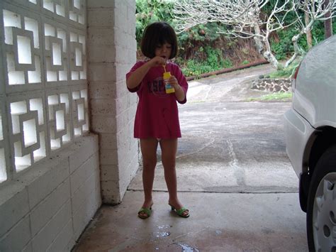 maia maia blows bubbles