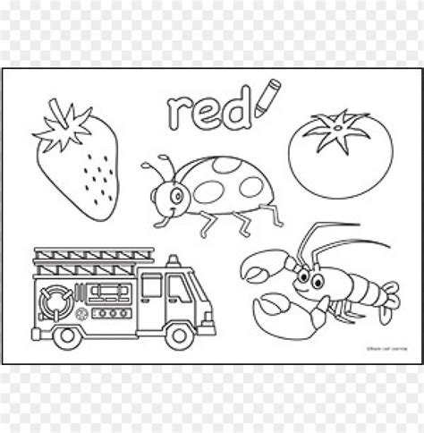 coloring pages  color red printable coloring booklets parents