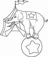 Circus Coloring Pages Elephant Carnival Kids Animals Printable Animal Drawings Plankton Color Train Sheet Print Colouring Find Clipart Getcolorings Baby sketch template