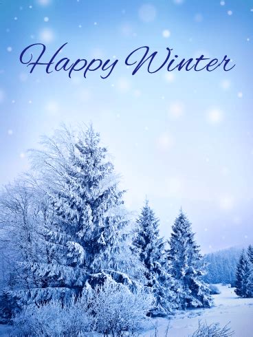It's Snowing! Winter Card | Birthday & Greeting Cards by Davia