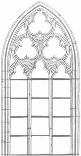 Kirchenfenster Gotik Fenster Gotische Ausmalbilder Grundschule Kunstunterricht Kirchen Arbeitsblatt Malvorlagen Nicola Rother sketch template