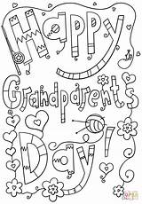 Grandparents Coloring Pages Happy Grandpa Printable Doodle Crafts Cards Preschool Max Print Lucado Kids Sheets Special Craft Color Grandparent Template sketch template
