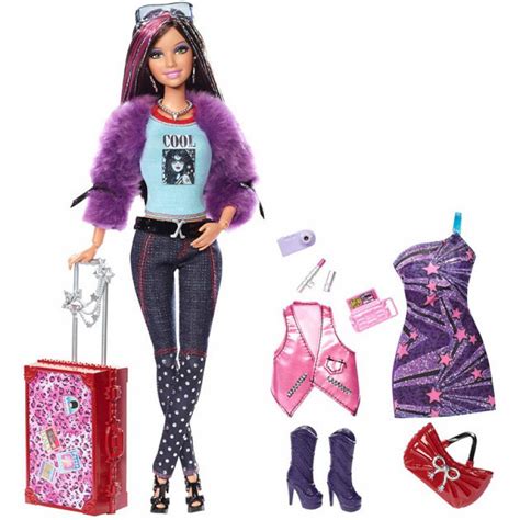 Muñeca Sassy Barbie Fashionistas Swappin Styles World Tour Target