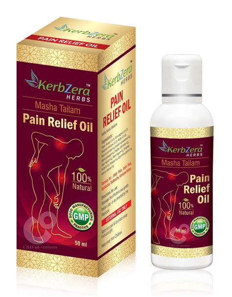 ad ventures herbal pain relief oil package design