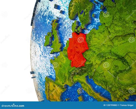 germany   earth stock image image  political