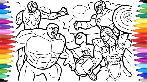coloring pages  avengers coloring pages