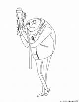 Gru Coloring Pages Despicable Printable Creative Color Print Albanysinsanity Visit Getcolorings Hellokids Online Drawing sketch template