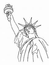 Libertad Estatua Libertatii Statuia Colorat Imprimir Bestcoloringpagesforkids Desene Pintarcolorear sketch template