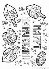 Hanukkah Coloring Pages Printable Happy Crafts Chanukah Jewish Kids Heaven Drawing Gates Hannukah Christmas Sheets Activities Winter Holiday Color Decorations sketch template