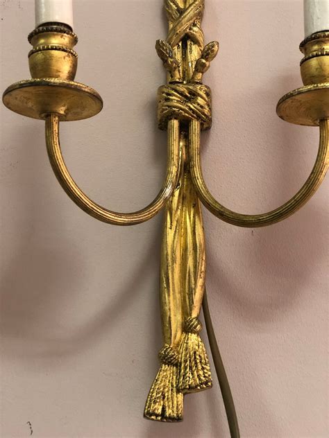 antique brass sconce rare vintage wall lamp   france etsy