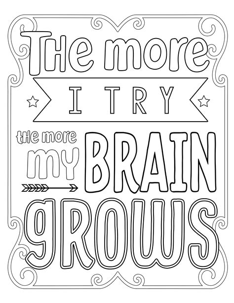 growth mindset coloring pages etsy