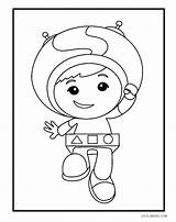 Umizoomi Coloring Team Pages Printable Print sketch template
