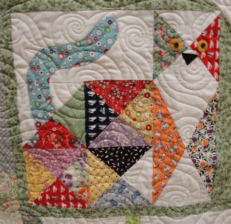 cat patchwork block cat quilt quilts quilt inspiration