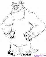 Monsters Sully Sulley Dragoart Getdrawings Cartoon Coloringhome Pixar sketch template