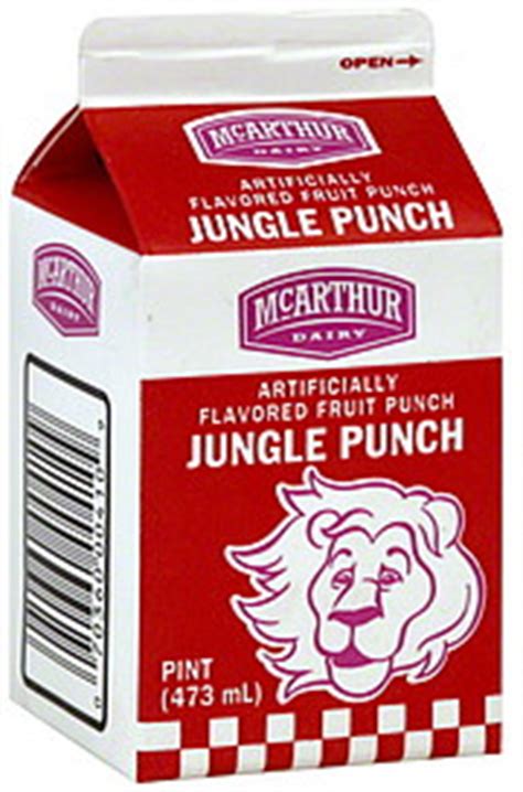 mcarthur dairy jungle punch recipe