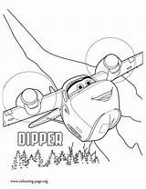 Kolorowanki Dipper Samoloty Dusty Kleurplaten Smokejumpers Darmowe Downloaden Uitprinten sketch template