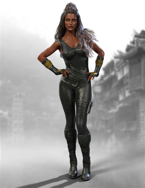 x fashion warrior outfit for genesis 8 female s daz 3d