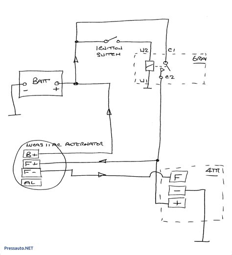 single wire alternator wiring diagram  wiring diagram