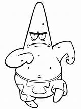 Patrick Coloring Pages Printable Cartoons sketch template