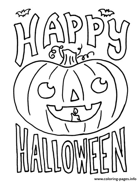 happy halloween  kids freefd coloring page printable