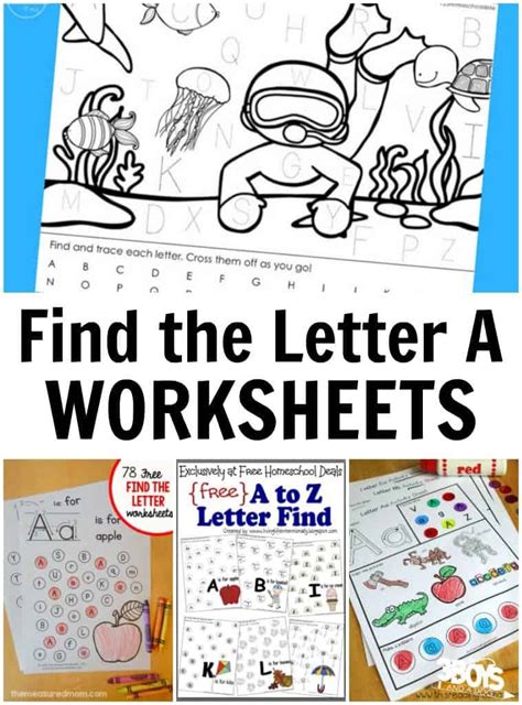 find  letter  worksheets  kids  boys   dog