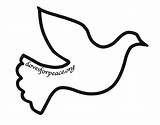 Dove Outline Peace Clipart Template Printable Descending Stencil Drawing Pattern Doves Christmas Patterns Clip Print Templates Religious Flying Sketch Stencils sketch template