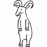 Billy Goat Surfnetkids Coloring sketch template