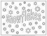 Snowflakes Pages Planerium sketch template