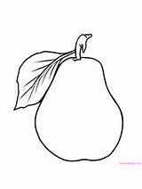 Pear Soursop sketch template