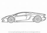 Lamborghini Side Draw Car Drawing Drawings Cool Centenario Pencil Easy Cars Sports Veneno Cartoon Choose Board sketch template