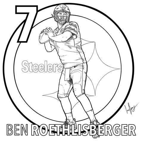 steeler coloring pages picture coloring pages steelers color