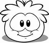Coloring Pages Puffle Club Puffles Penguin Printable Kids sketch template