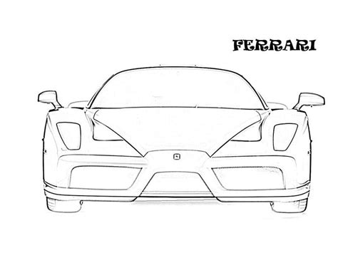 exotic cars printable coloring page  kids